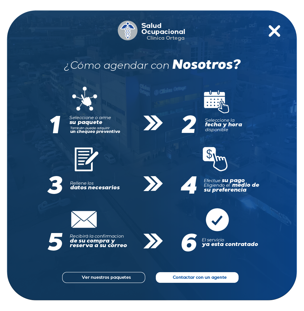 Cómo agendar con nosotros